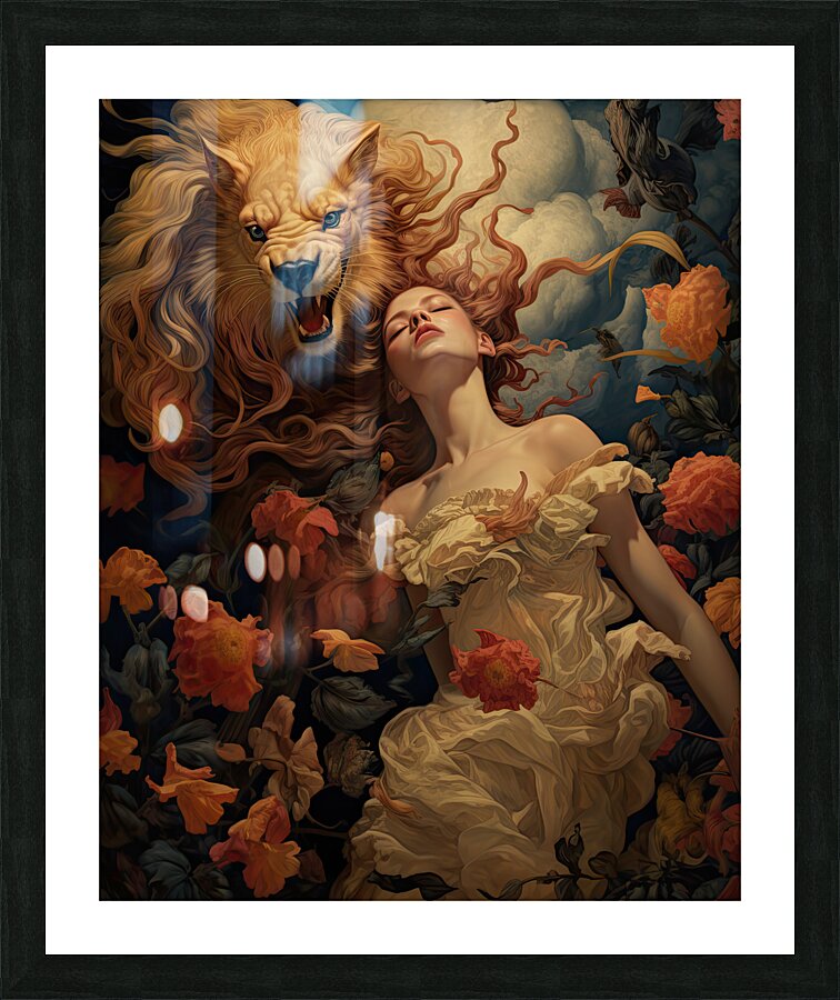 Leo & Sandra Picture Frame print