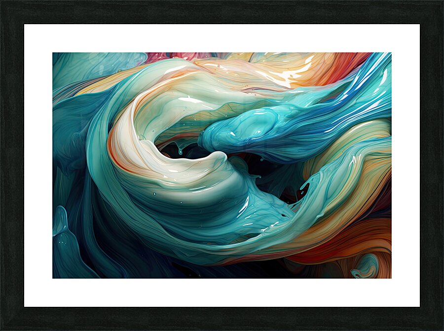 Liquid Spectrum Picture Frame print