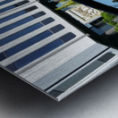 LA in Traffic Metal print