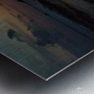 Nighttime ocean sillouette 2 Metal print