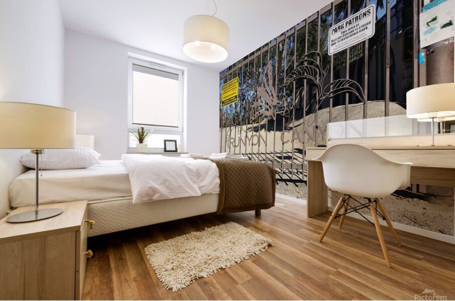 Gate of Runyon Mural print