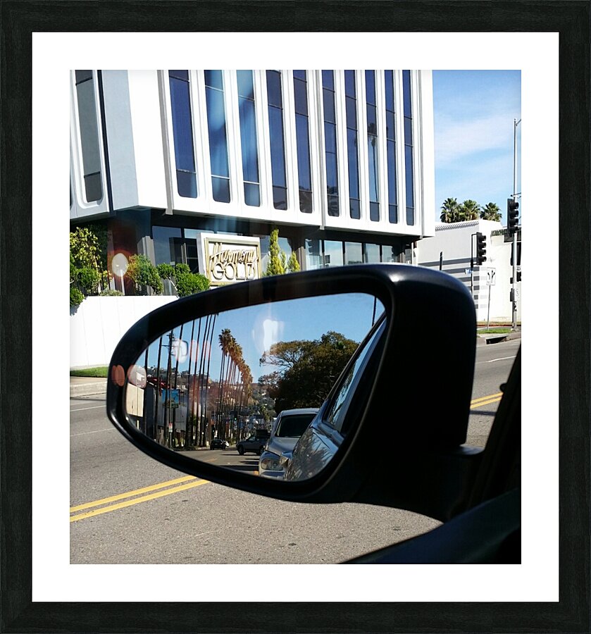 LA in Traffic Picture Frame print