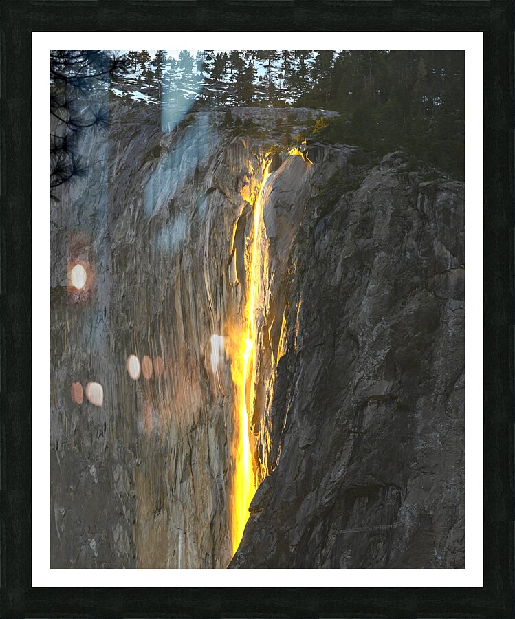 Firefall Yosemite Yellow Picture Frame Printing