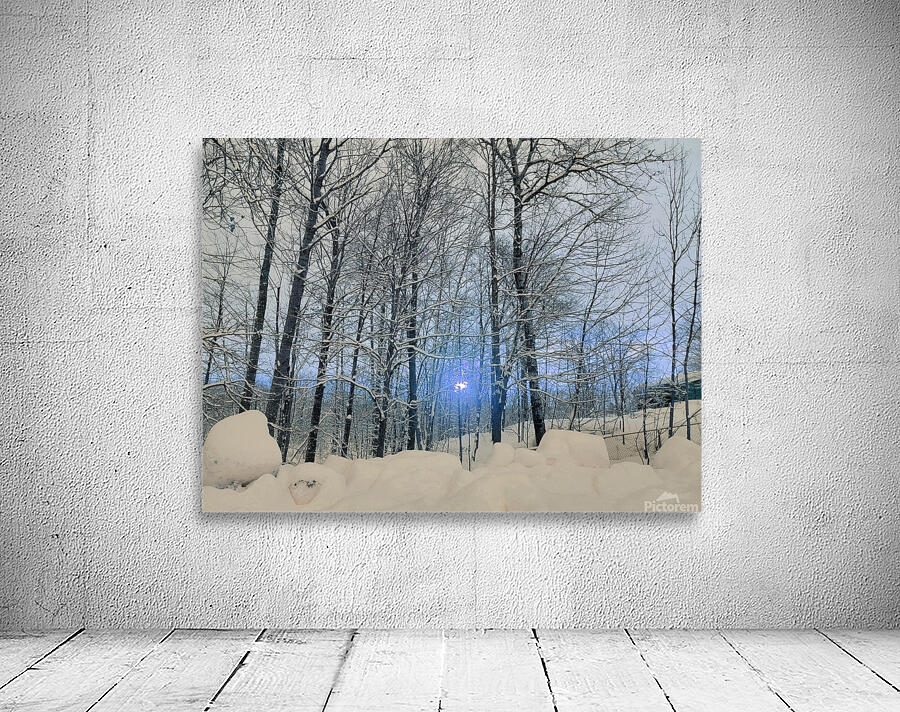Blue Sunrise Wall Preview