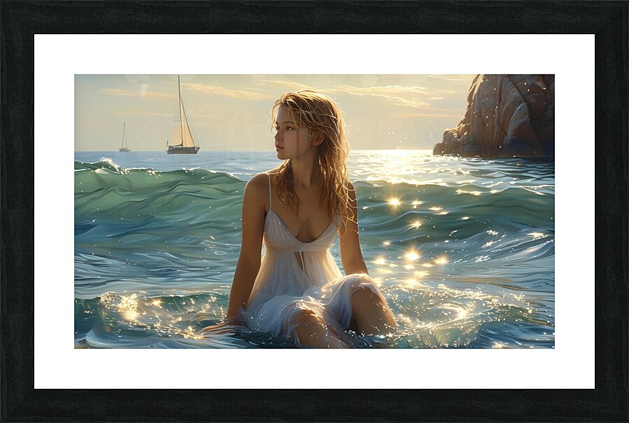 Whispers of the Ocean Picture Frame print