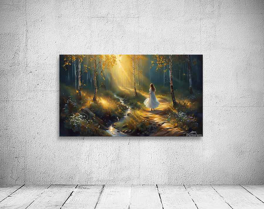 Enchanted Forest Path Wall Preview