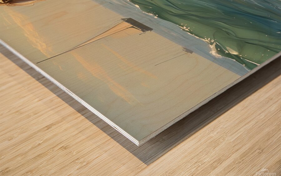 Whispers of the Ocean Wood print