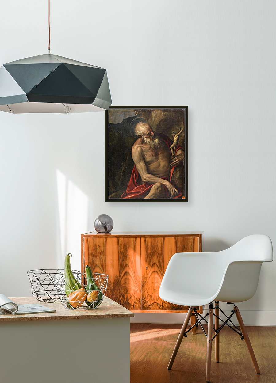 Saint Jerome meditating Reproduction