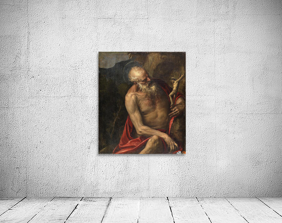 Saint Jerome meditating Wall Preview