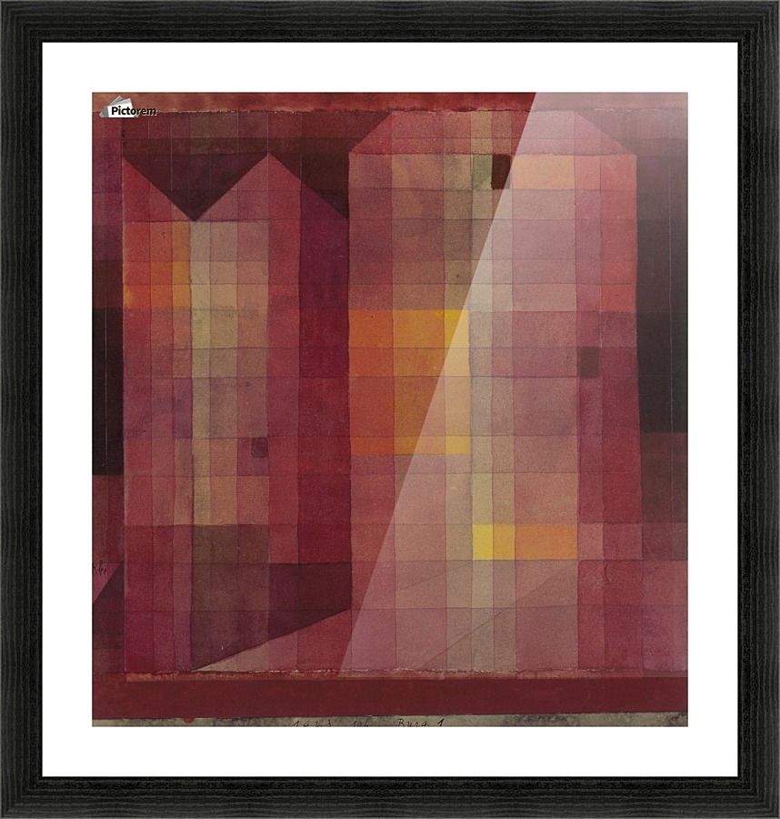 Purple Picture Frame print