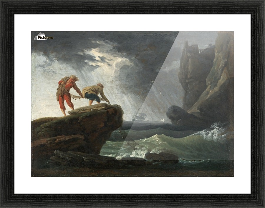 Fishermen Picture Frame print