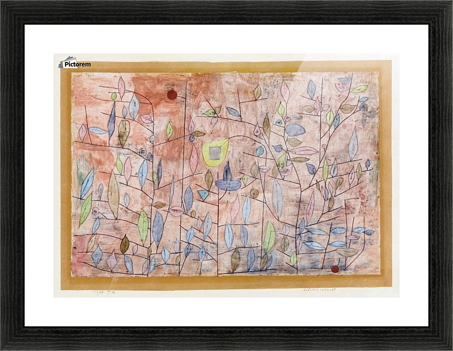 Sparse foliage Picture Frame print