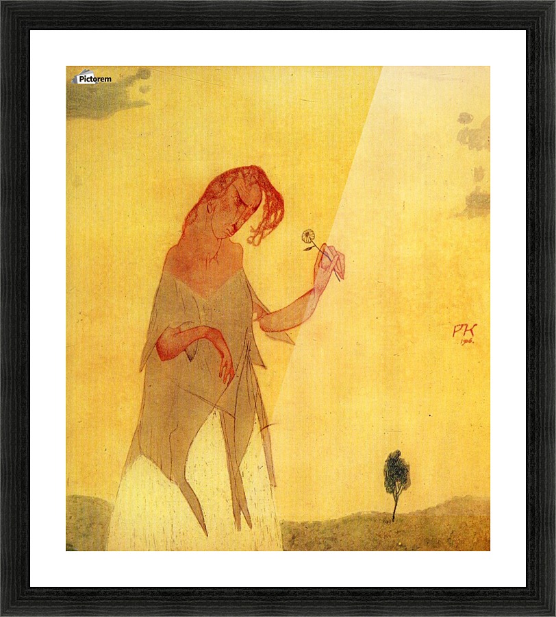 Hesitation Picture Frame print