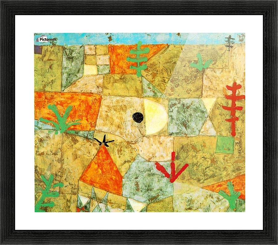 Southern gardens Picture Frame print