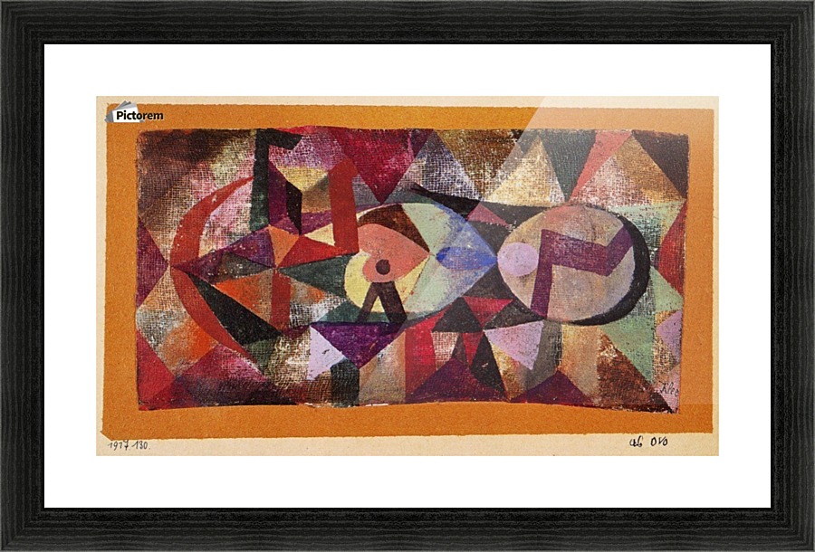 Abstract painting Picture Frame print