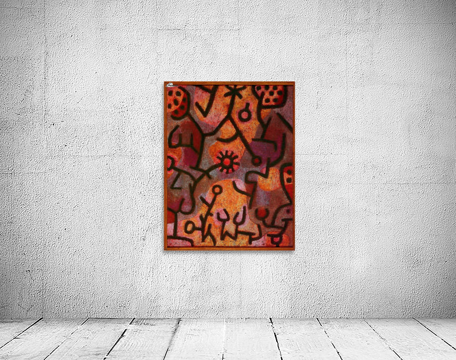 Flora on rocks sun Wall Preview