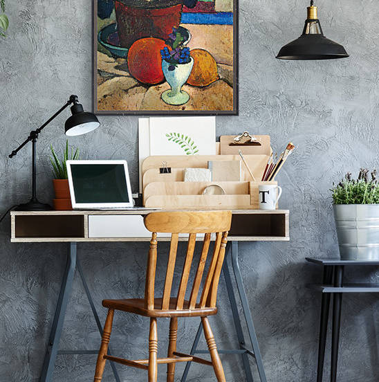 Still Life with lemon orange and tomato by Paula Modersohn Becker by Paula Modersohn-Becker
