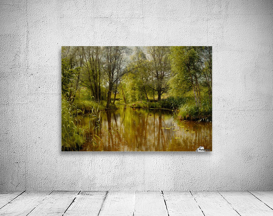 Landscape in a sunny spring day Wall Preview