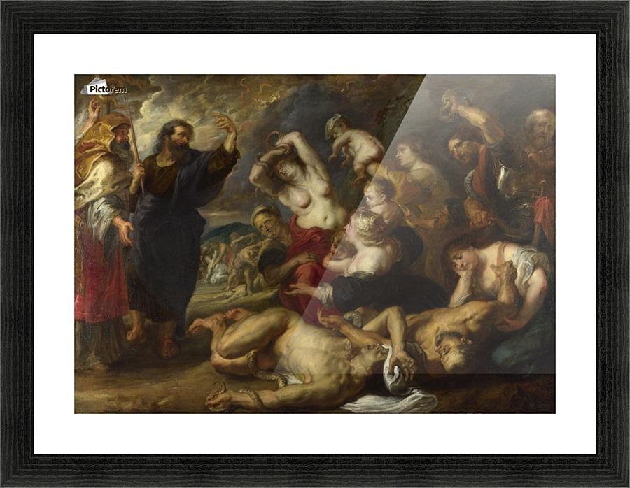The Brazen Serpent Picture Frame print