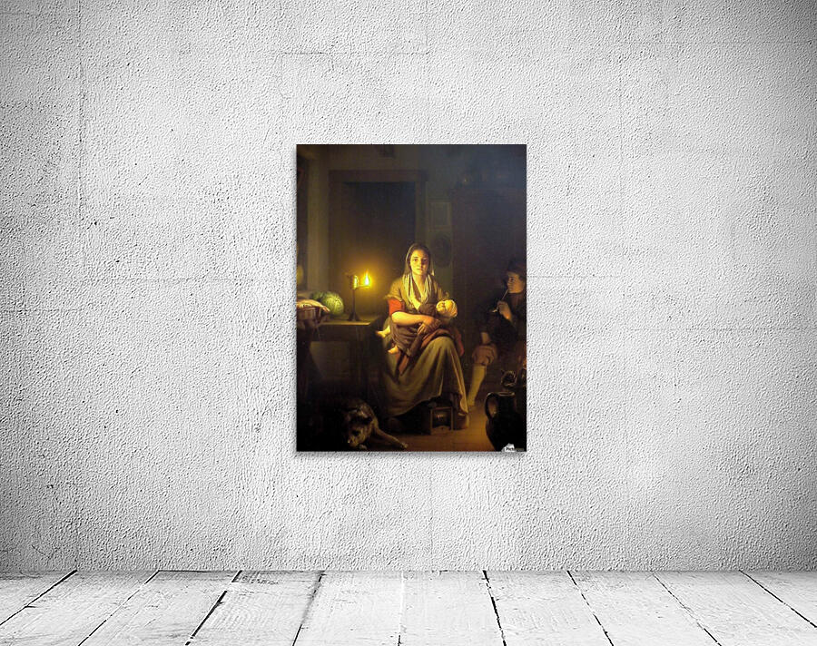 Candle-Lit Interior Wall Preview