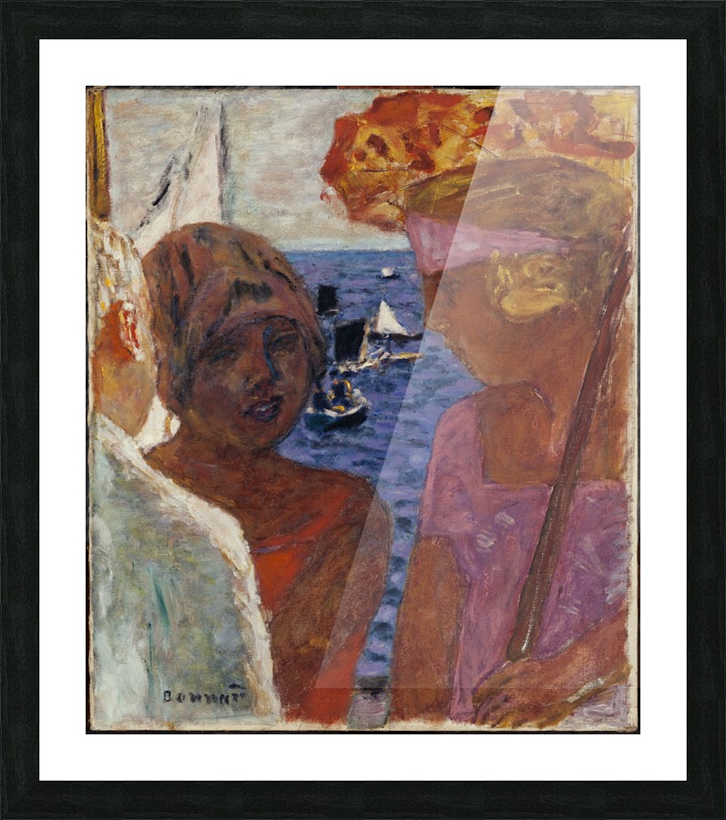 Conversation a Arcachon Picture Frame print