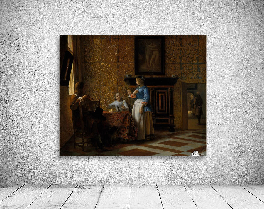 Interior with Figures Wall Preview