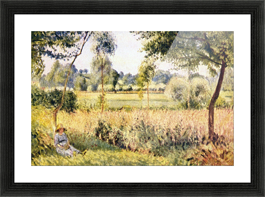 Matin a Eragny Picture Frame print