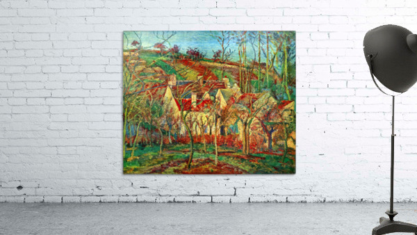 The red roofs Wall Preview