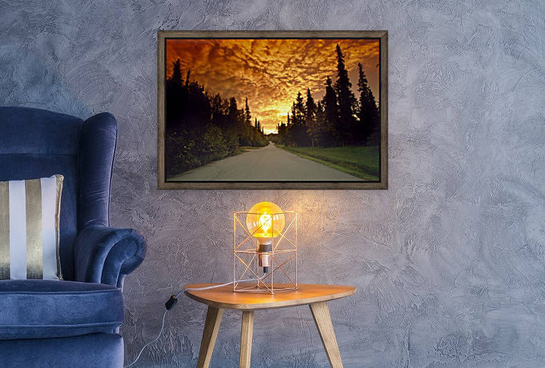 Road Into Sunset by Printscapes