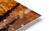 Road Into Sunset HD Metal print