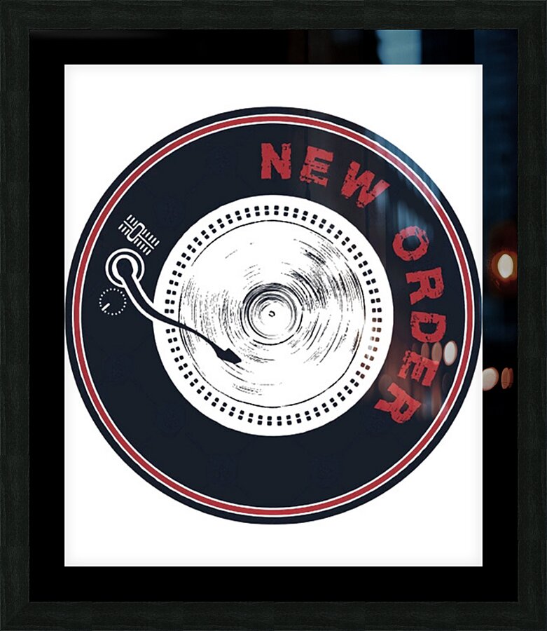 New Order 7 Picture Frame print