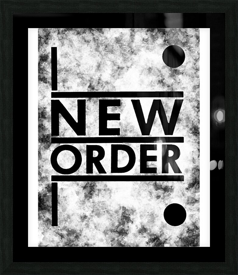 New Order 23 Picture Frame print