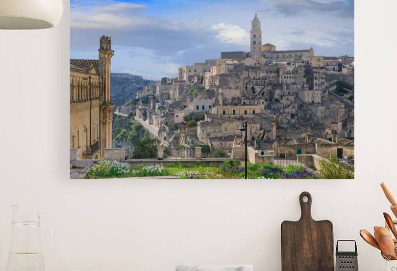 Sassi of Matera townscape in Basilicata southern Italy: view of Sasso Barisano district. by Giuseppe Colasanto
