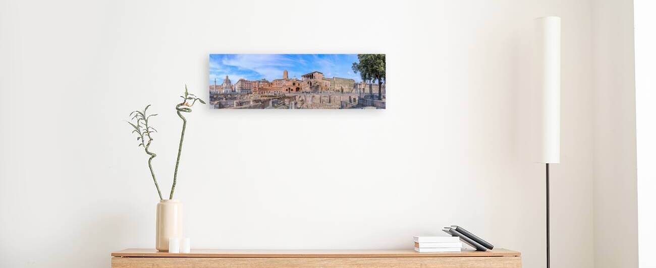 The Imperial Fora in Rome with Trajans Market and Forum of Augustus. by Giuseppe Colasanto
