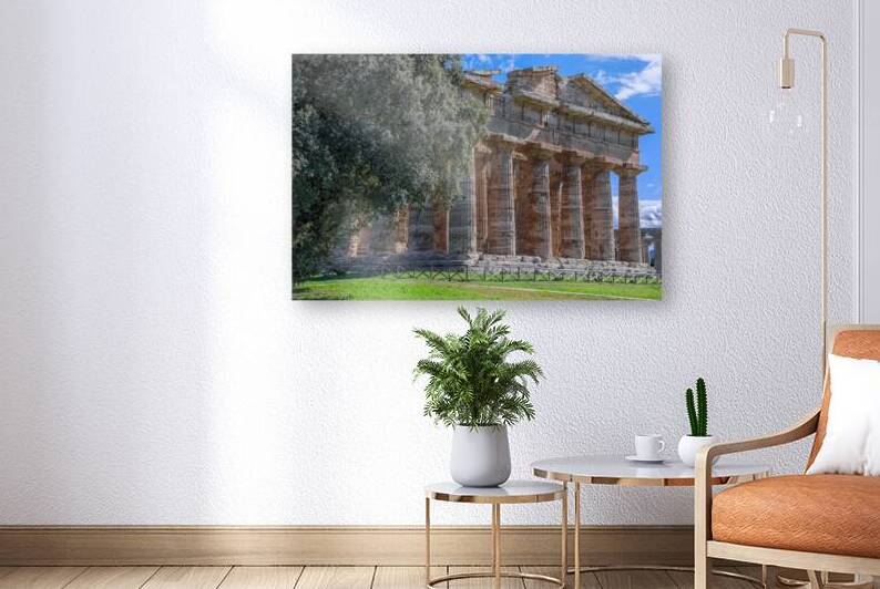 Temple of Neptune at Paestum in Italy.	 by Giuseppe Colasanto