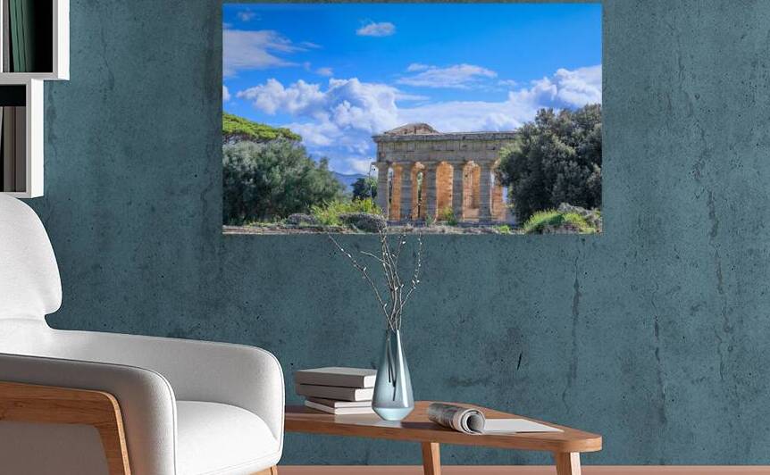 Temple of Neptune at Paestum in Italy.	 by Giuseppe Colasanto