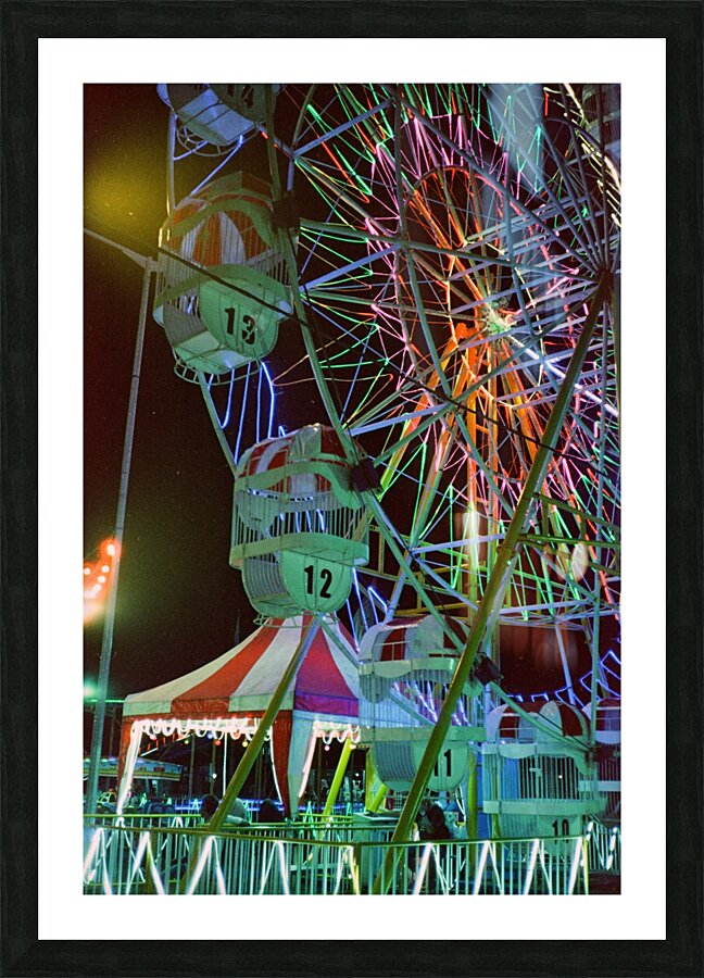 Ferris Wheel Picture Frame print