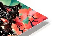 Samurai Fire A HD Metal print