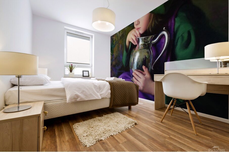 Hannahs Pitcher Mural print