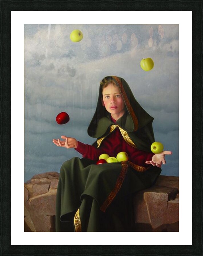 The Juggler  Picture Frame print