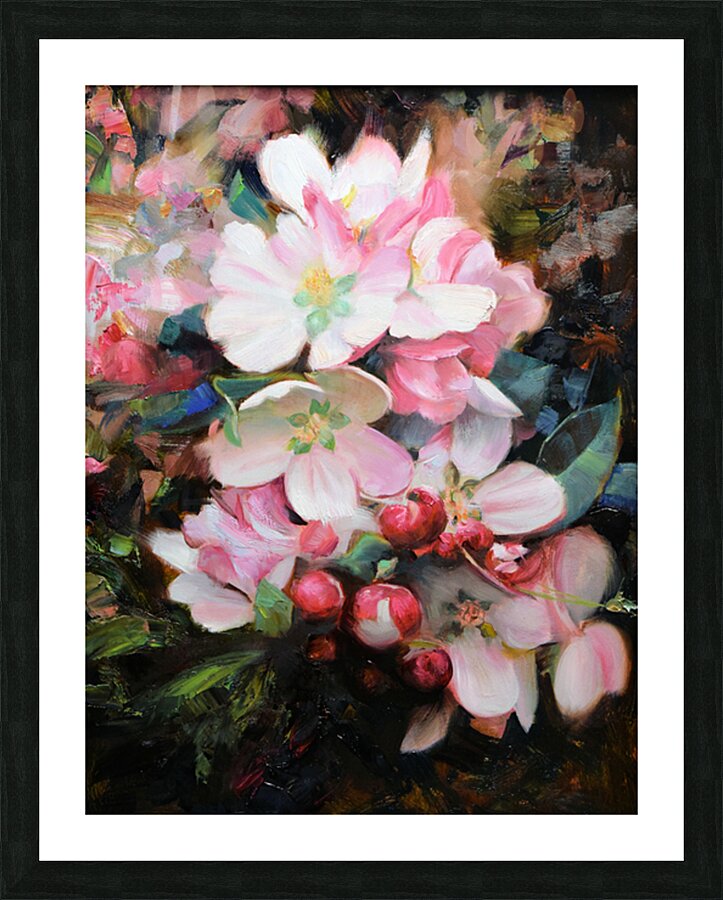 Apple Blossoms Picture Frame print