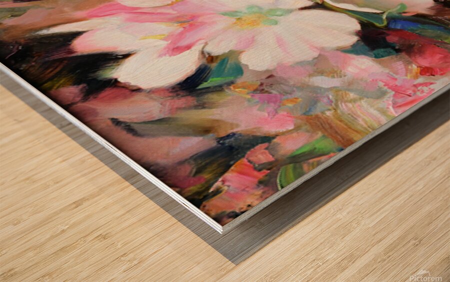 Apple Blossoms Wood print