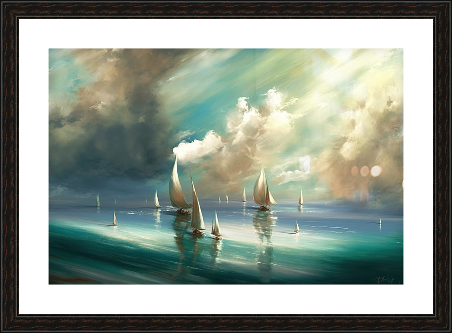 Lets Surf Picture Frame Printing