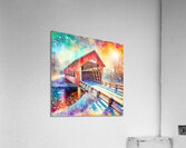 Covered Bridge in Vermont Acrylic Print