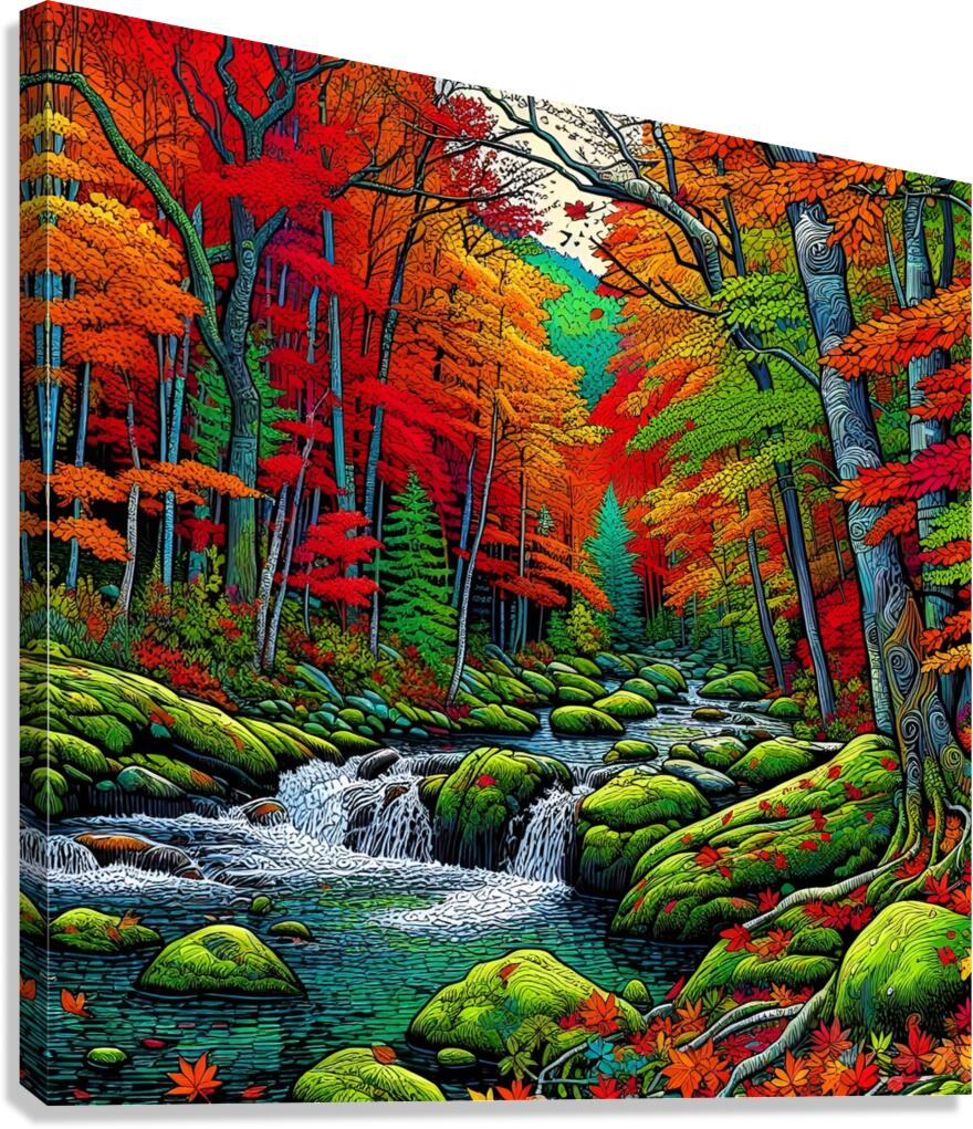 Fall in New Hamphire Canvas Print
