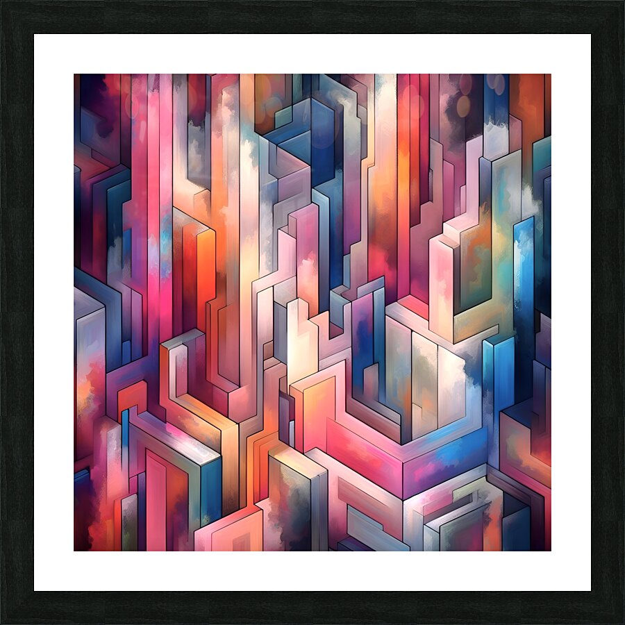 Under Construction Picture Frame print