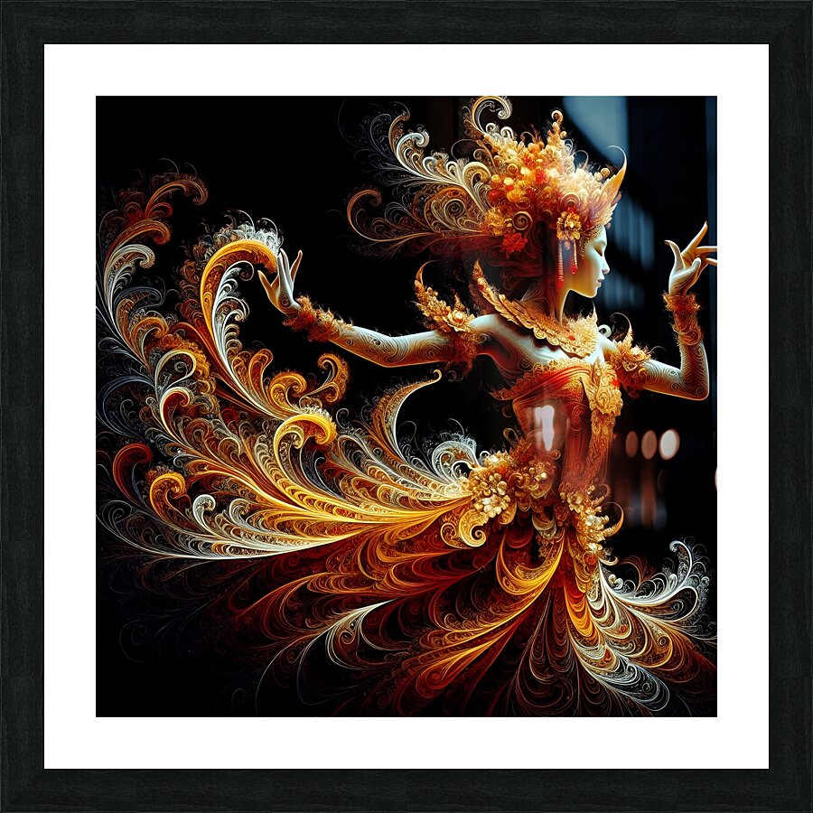 Balinese Dancer Picture Frame print