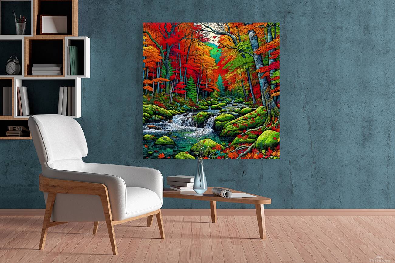 Fall in New Hamphire Reproduction
