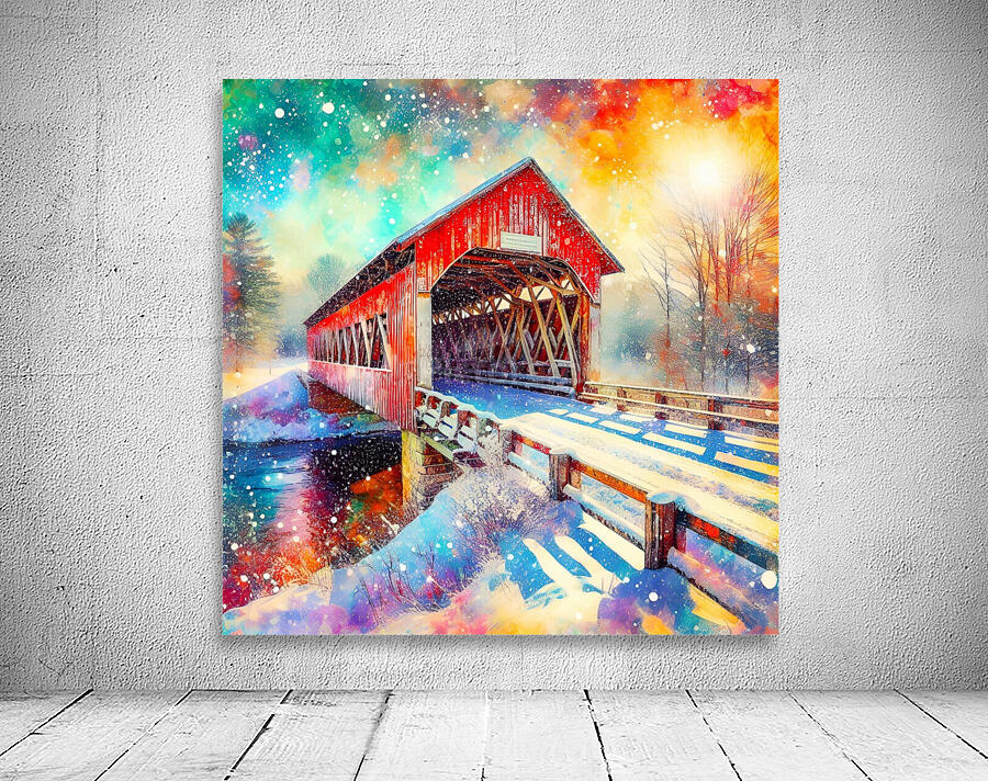 Covered Bridge in Vermont Wall Preview