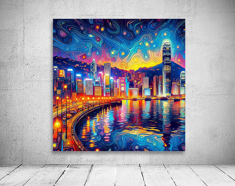 Hong Kong Harbor Wall Preview